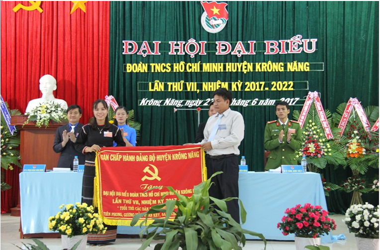 Đại hội đại biểu Đoàn TNCS HCM huyện Krông Năng lần thứ VII, nhiệm kỳ 2017 - 2022
